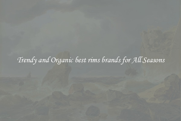 Trendy and Organic best rims brands for All Seasons