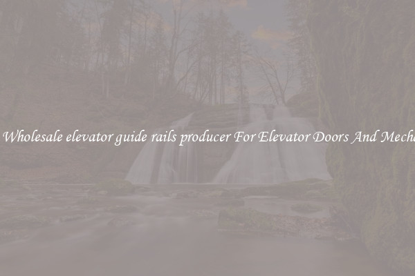 Buy Wholesale elevator guide rails producer For Elevator Doors And Mechanics