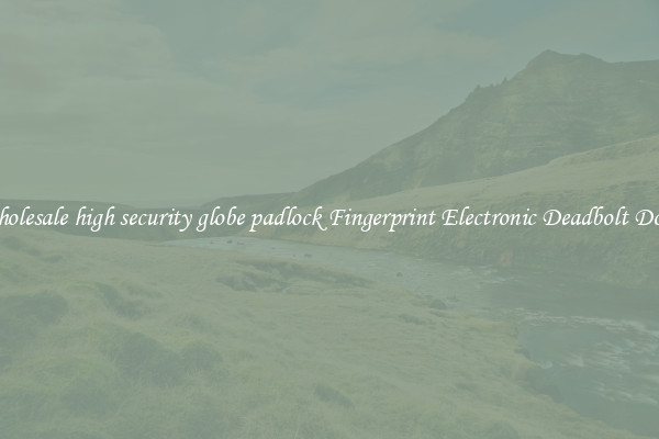 Wholesale high security globe padlock Fingerprint Electronic Deadbolt Door 