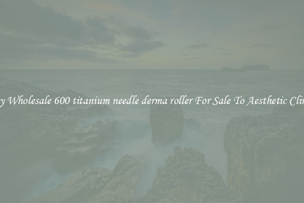 Buy Wholesale 600 titanium needle derma roller For Sale To Aesthetic Clinics
