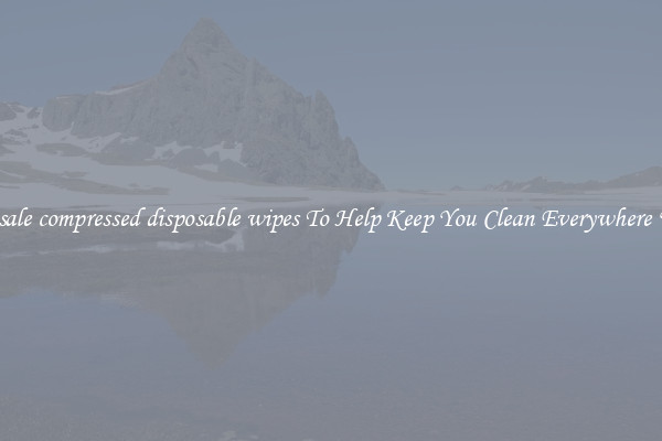 Wholesale compressed disposable wipes To Help Keep You Clean Everywhere You Go