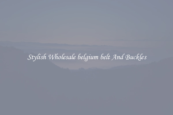 Stylish Wholesale belgium belt And Buckles